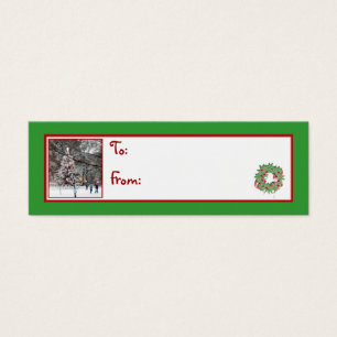 Weihnachtsbaum-Weihnachtsgeschenk Tag