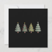 Weihnachtsbaum Weihnachtsgeschenk Winter Feiertagskarte (Vorderseite)