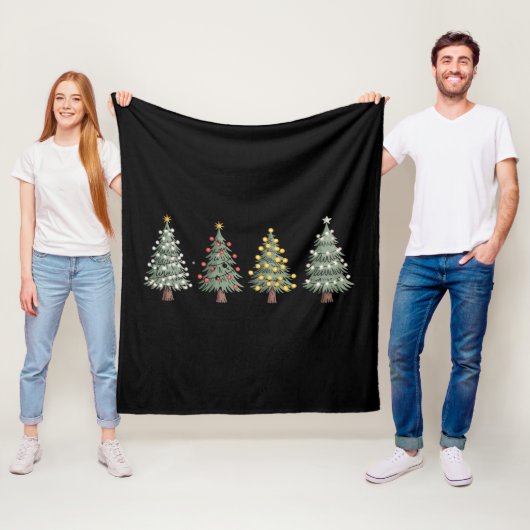 Weihnachtsbaum Weihnachtsgeschenk Winter Fleecedecke (Beispiel)