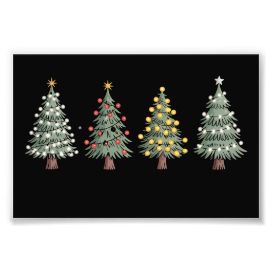 Weihnachtsbaum Weihnachtsgeschenk Winter Fotodruck (Vorne)