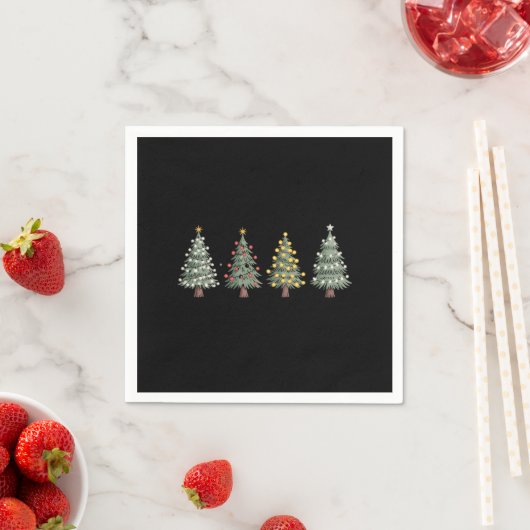Weihnachtsbaum Weihnachtsgeschenk Winter Serviette (Beispiel)