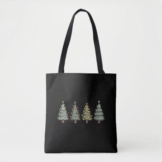 Weihnachtsbaum Weihnachtsgeschenk Winter Tasche (Vorderseite)