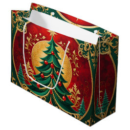 Weihnachtsbaum-Weihnachtsgeschenktasche Große Geschenktüte