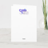 Weihnachtsbaum Weihnachtskarte Dankeskarte (Rückseite)