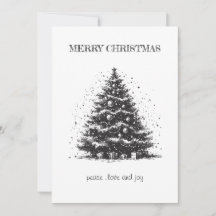 Weihnachtsbaum Weihnachtskarte