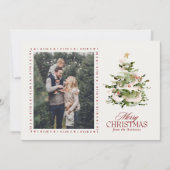 Weihnachtsbaum Weihnachtskarte Feiertagskarte (Vorderseite)