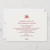 Weihnachtsbaum Weihnachtskarte Feiertagskarte (Rückseite)