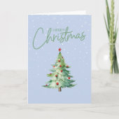 Weihnachtsbaum Weihnachtskarte Feiertagskarte (Vorderseite)