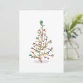 Weihnachtsbaum Weihnachtskarte Feiertagskarte (Stehend Vorderseite)