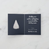 Weihnachtsbaum Weihnachtskarte Feiertagskarte (Innenseite)