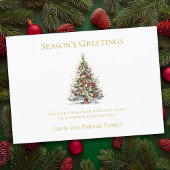 Weihnachtsbaum Weihnachtskarte Feiertagskarte