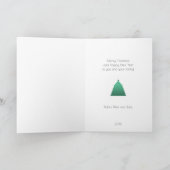 Weihnachtsbaum Weihnachtskarte Feiertagskarte (Innenseite)