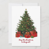 Weihnachtsbaum Weihnachtskarte Feiertagskarte (Vorderseite)