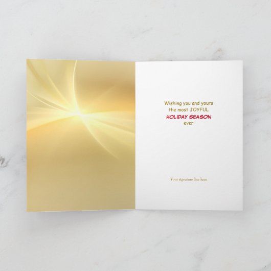 Weihnachtsbaum Weihnachtskarte Karte (Innenseite)