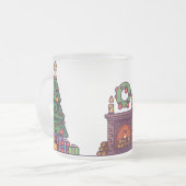 Weihnachtsbaum Weihnachtsmann Weihnachtsmann Mattglastasse (Vorderseite Links)