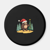 Weihnachtsbaum-Weihnachtsmannmütze (1) Magnet (Vorne)