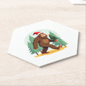 Weihnachtsbaum-Weihnachtsmannmütze (1) Untersetzer (angewinkelt)