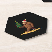 Weihnachtsbaum-Weihnachtsmannmütze (1) Untersetzer (angewinkelt)