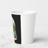 Weihnachtsbaum-Weihnachtsmannmütze (2) Pappbecher (Links)