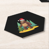 Weihnachtsbaum-Weihnachtsmannmütze (2) Untersetzer (angewinkelt)