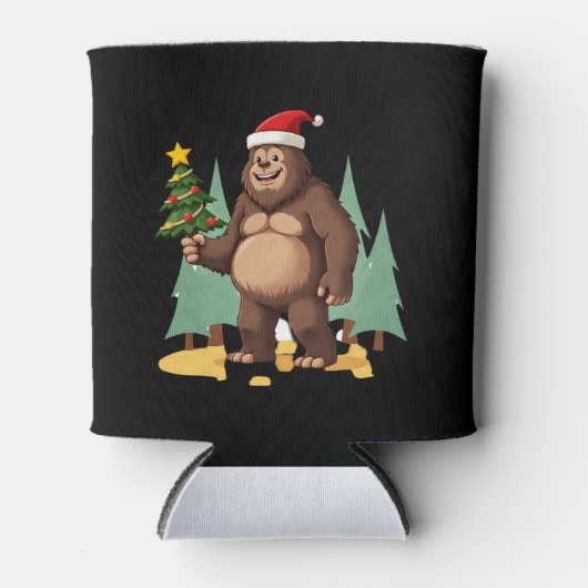 Weihnachtsbaum-Weihnachtsmannmütze (3) Dosenkühler (Vorderseite)