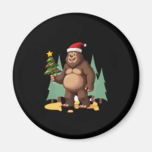 Weihnachtsbaum-Weihnachtsmannmütze (3) Magnet (Vorne)