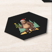 Weihnachtsbaum-Weihnachtsmannmütze (3) Untersetzer (angewinkelt)