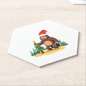 Weihnachtsbaum-Weihnachtsmannmütze (3) Untersetzer (angewinkelt)