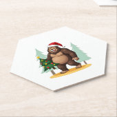 Weihnachtsbaum-Weihnachtsmannmütze (5) Untersetzer (angewinkelt)