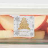 Weihnachtsbaum-Weihnachtsmarke Etiketten (Befestigt)