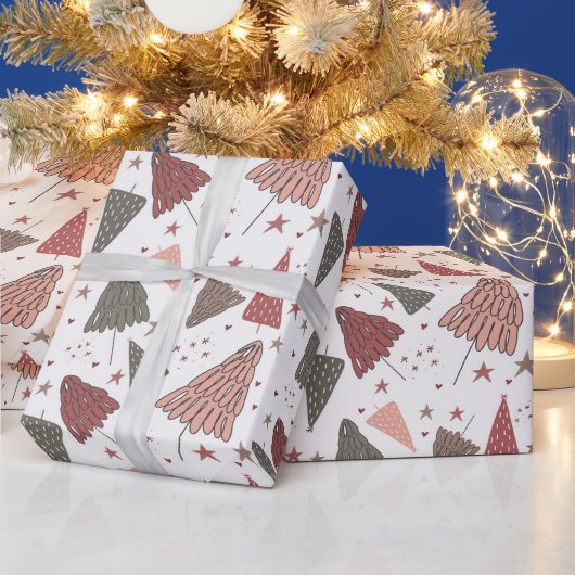 Weihnachtsbaum Weihnachtswrapping Papier Festlich Geschenkpapier (Feiertage)