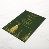 Weihnachtsbaum-Weihnachtszeit-Party Einladung (Gedreht)