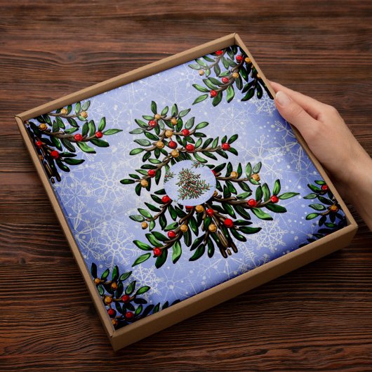 Weihnachtsbaum | Weihnachtszettel Seidenpapier