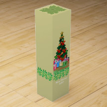 Weihnachtsbaum Weingeschenk Box
