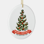 Weihnachtsbaum Weinkultur und Erde Keramikornament (Rechts)