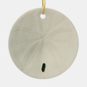 Weihnachtsbaum Weiß Sand Dollar Keramikornament