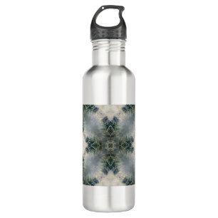 Weihnachtsbaum Weißschnee Edelstahlflasche