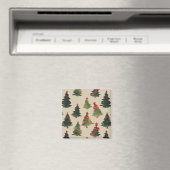 Weihnachtsbaum Wiederholung Muster Magnet (In Situ (Geschirrspüler))