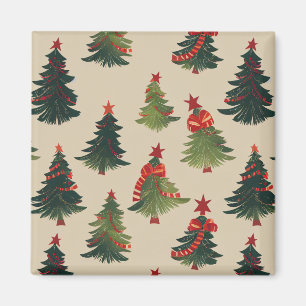 Weihnachtsbaum Wiederholung Muster Magnet