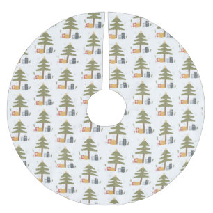 Weihnachtsbaum Winter Familiengeschenke Polyester Weihnachtsbaumdecke