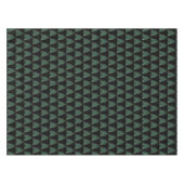 Weihnachtsbaum Winter Minimal Wasserfarbe Elegante Tischdecke (Vorderseite (Horizontal))