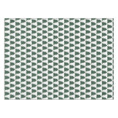 Weihnachtsbaum Winter Minimal Wasserfarbe Elegante Tischdecke (Vorderseite (Horizontal))