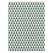 Weihnachtsbaum Winter Minimal Wasserfarbe Elegante Tischdecke (Vorderseite)