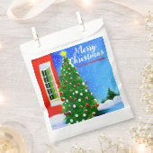 Weihnachtsbaum Winter Wunderland Geschenktütchen (Ausgeschnitten)