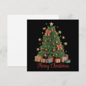 Weihnachtsbaum Wintergeschenk Feiertagskarte (Vorne/Hinten)