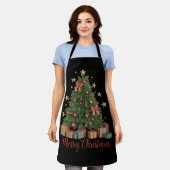 Weihnachtsbaum Wintergeschenk Schürze (Getragen)