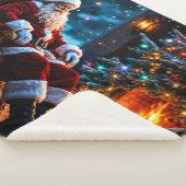 Weihnachtsbaum Winterkunst niedlich Sherpadecke (3/4)