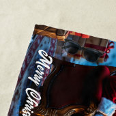 Weihnachtsbaum Winterkunst niedlich Strandtuch (Beispiel)