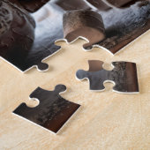 Weihnachtsbaum Winterschneefantasie Puzzle (Seite)