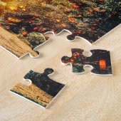 Weihnachtsbaum Winterschneefantasie Puzzle (Seite)
